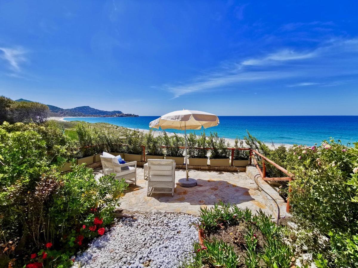 Апартаменти Beachfront House Geremeas Sardegna Екстер'єр фото